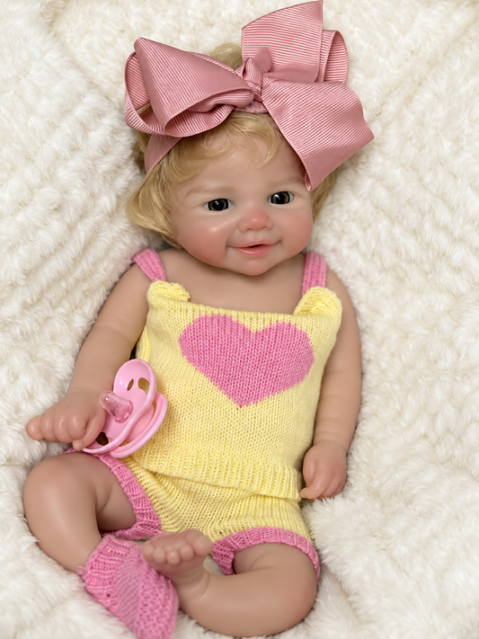 Poppy & Willow – 33 cm Full Silicone Twin Reborn Baby Dolls – photo 2