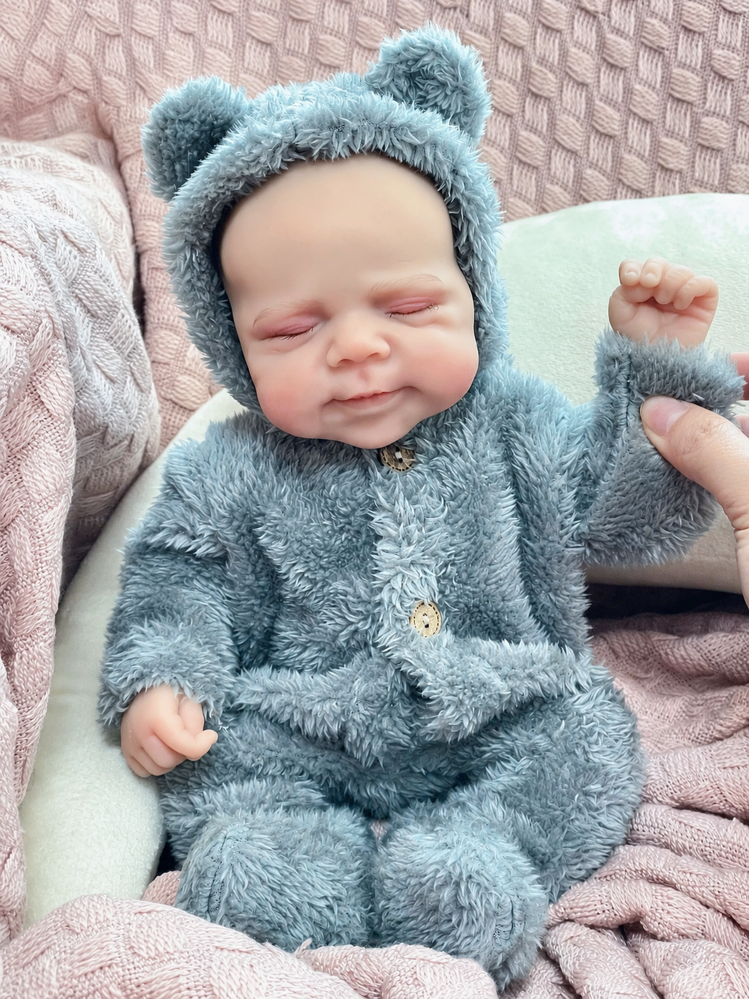 Ari Full Silicone Baby Doll – 12-Inch Sleeping Reborn Boy or Girl – photo 2