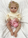 August Washable Silicone Reborn Baby Doll as Realistic Newborn Toddler