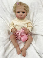 August Washable Silicone Reborn Baby Doll as Realistic Newborn Toddler