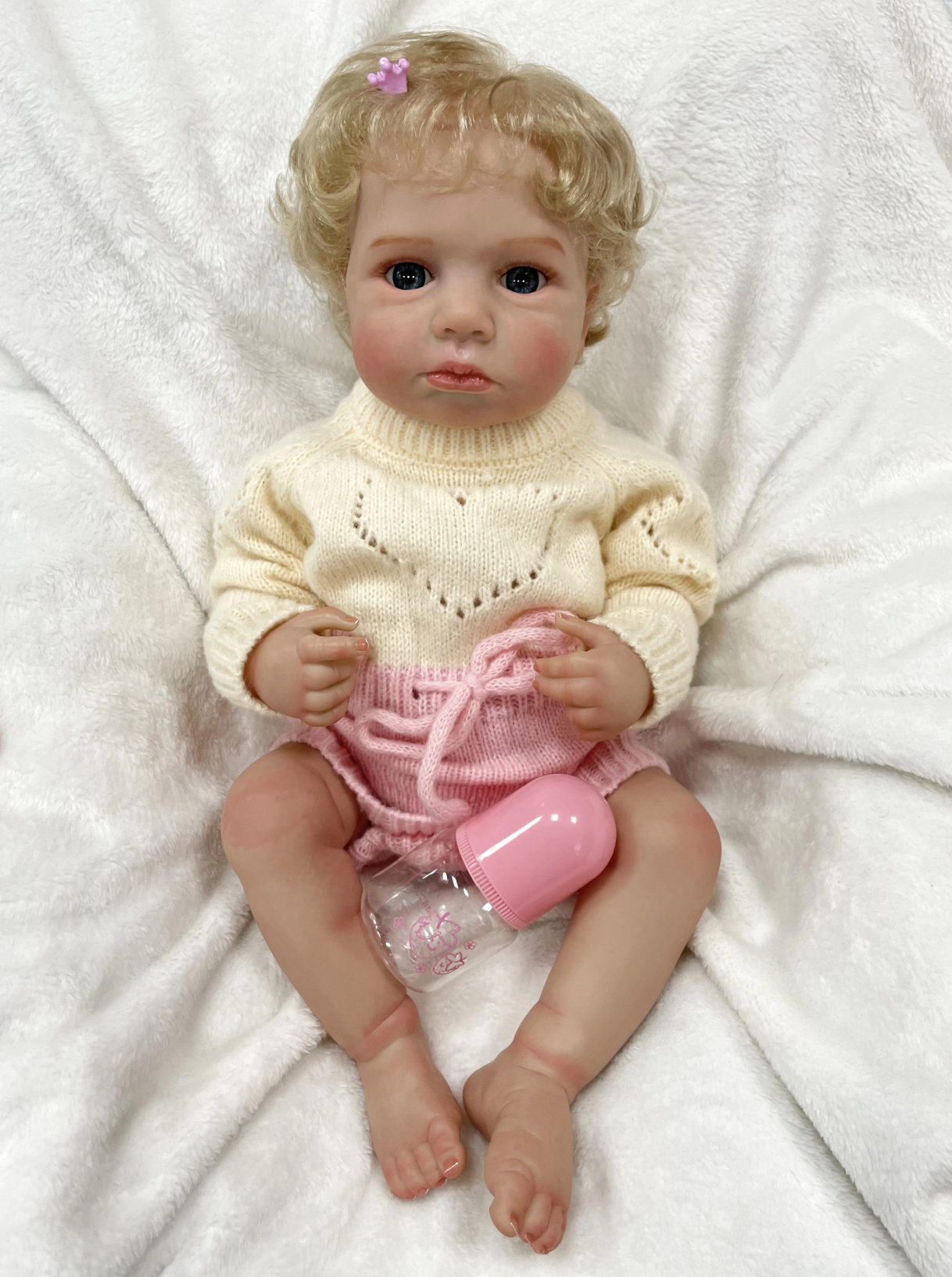 August Washable Silicone Reborn Baby Doll as Realistic Newborn Toddler