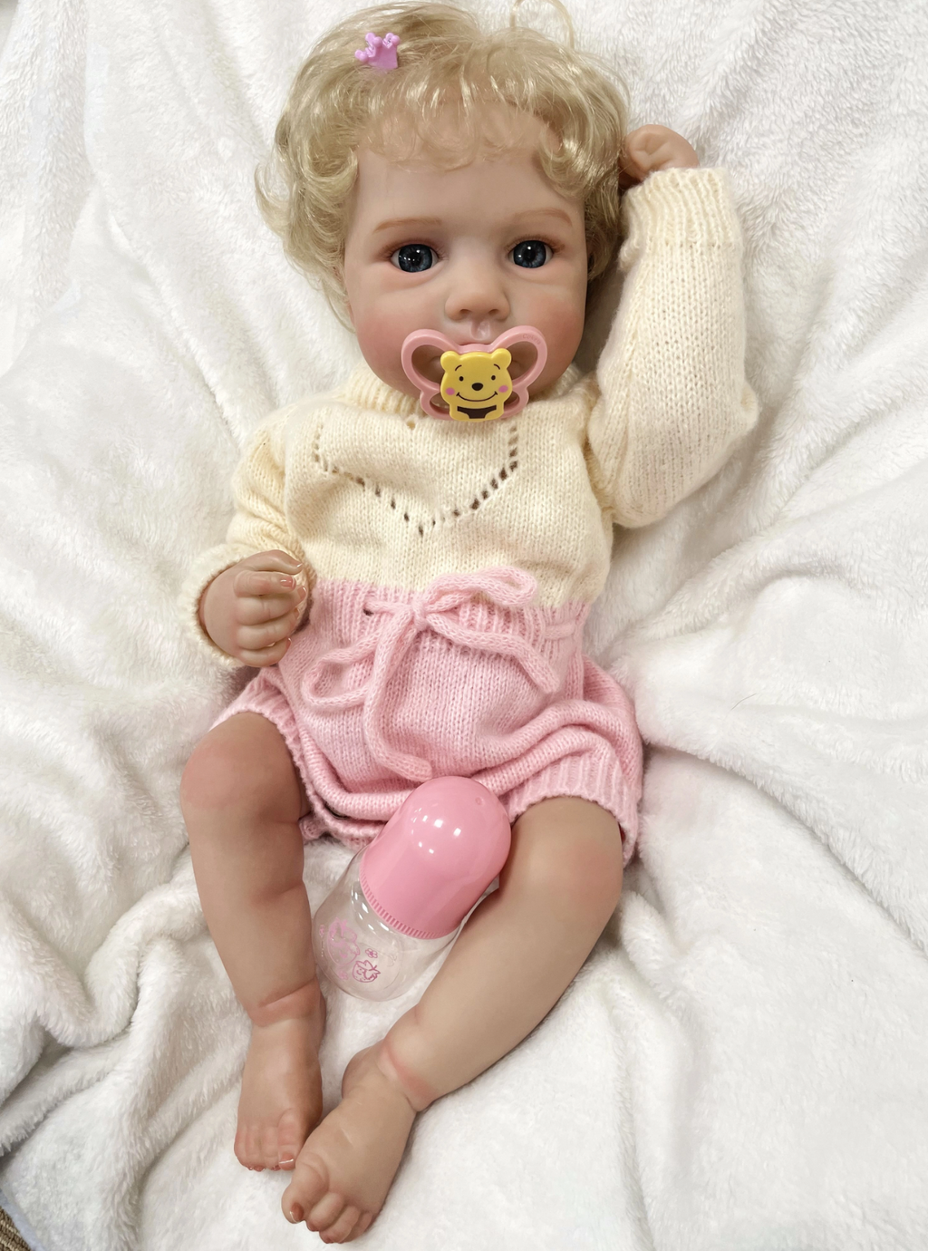 August Washable Silicone Reborn Baby Doll as Realistic Newborn Toddler
