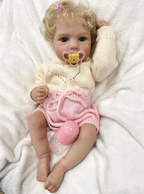 August Washable Silicone Reborn Baby Doll as Realistic Newborn Toddler