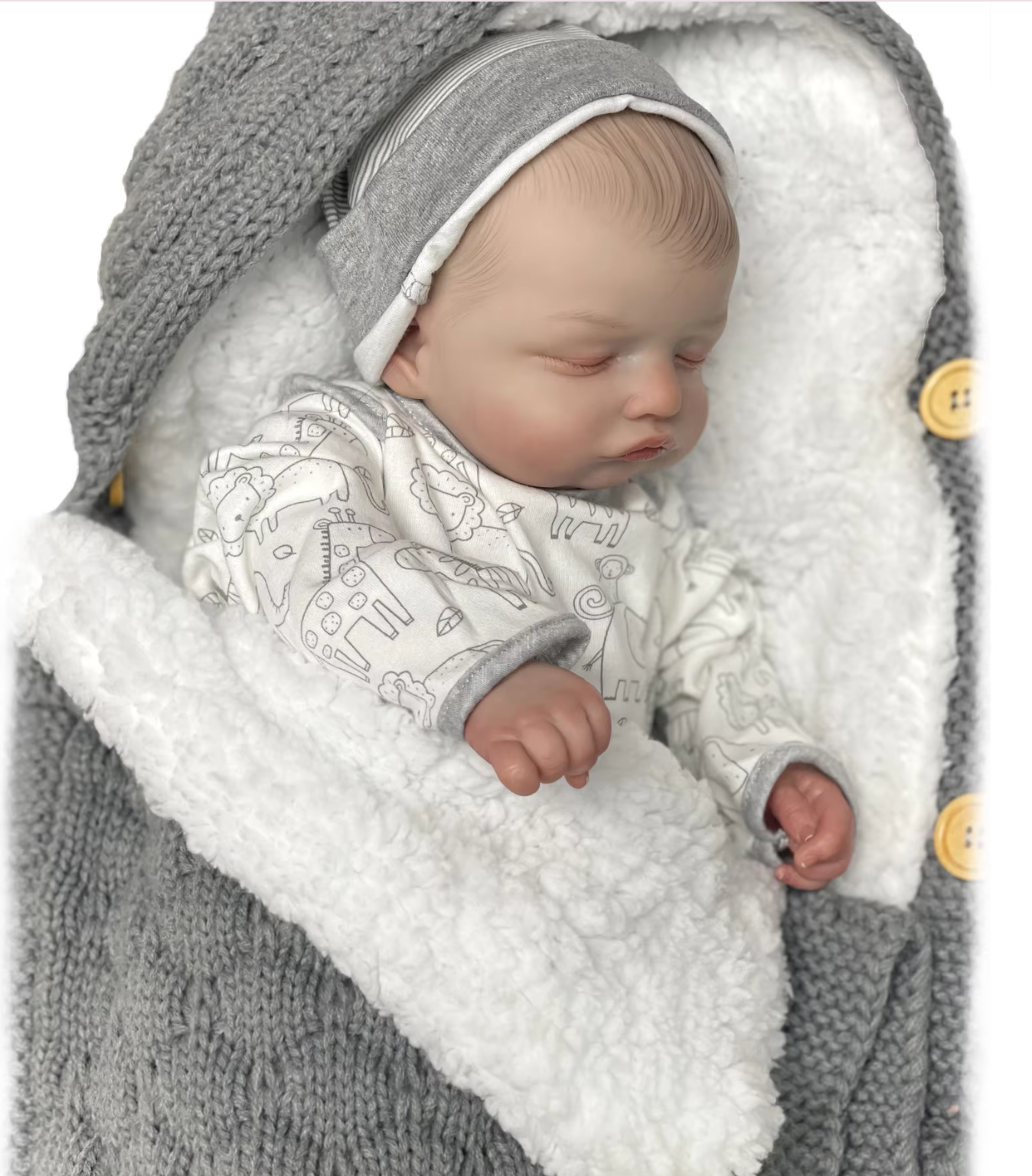 Aurelia Lifelike Reborn Baby Doll  with Blanket