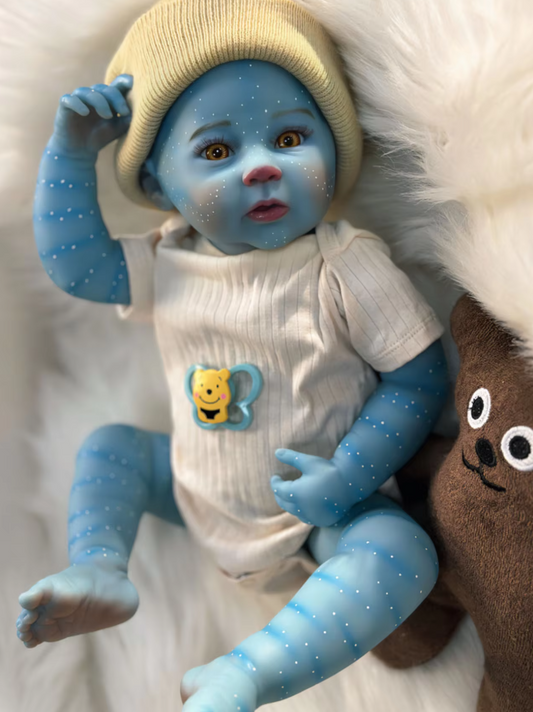 Avatar Inspired Glow in the Dark Reborn Doll