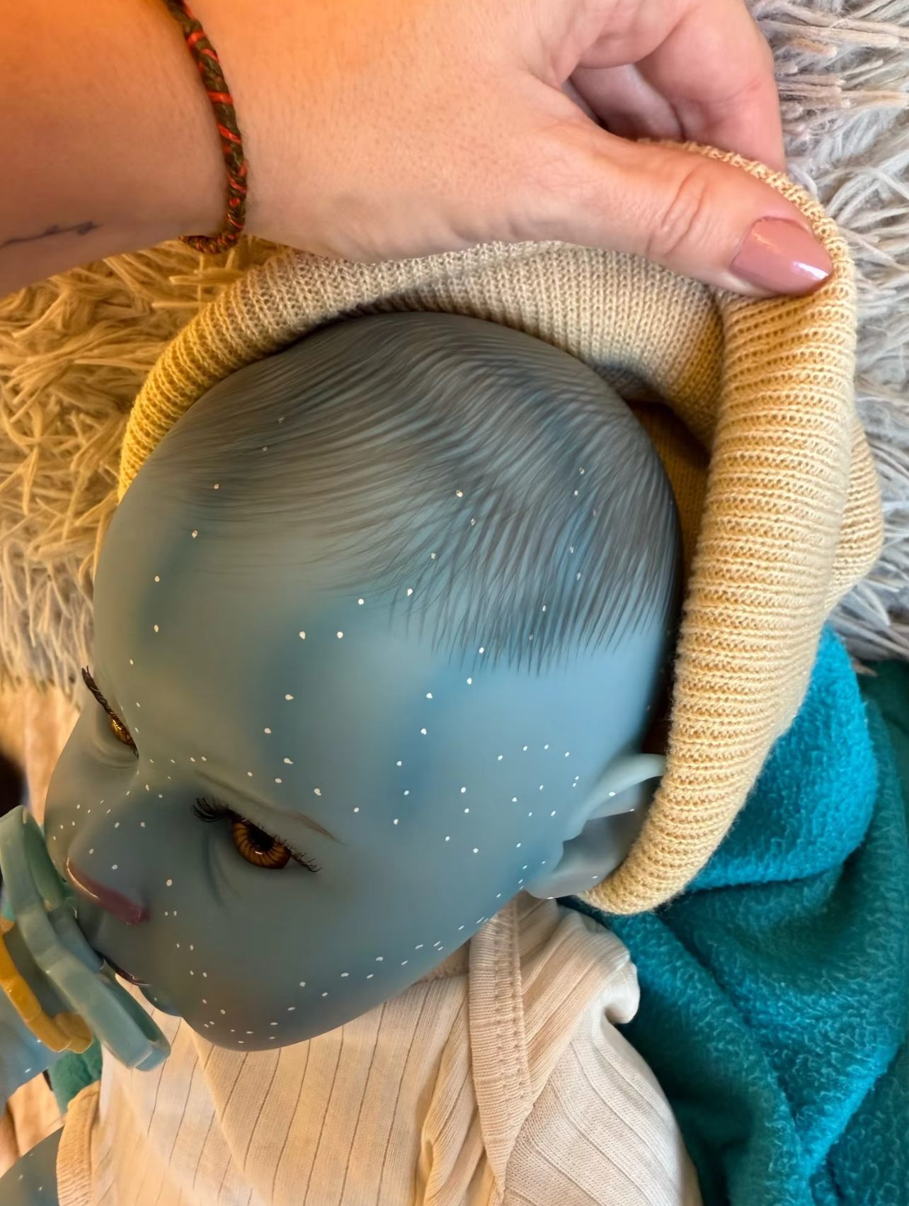 Avatar Inspired Glow in the Dark Reborn Doll
