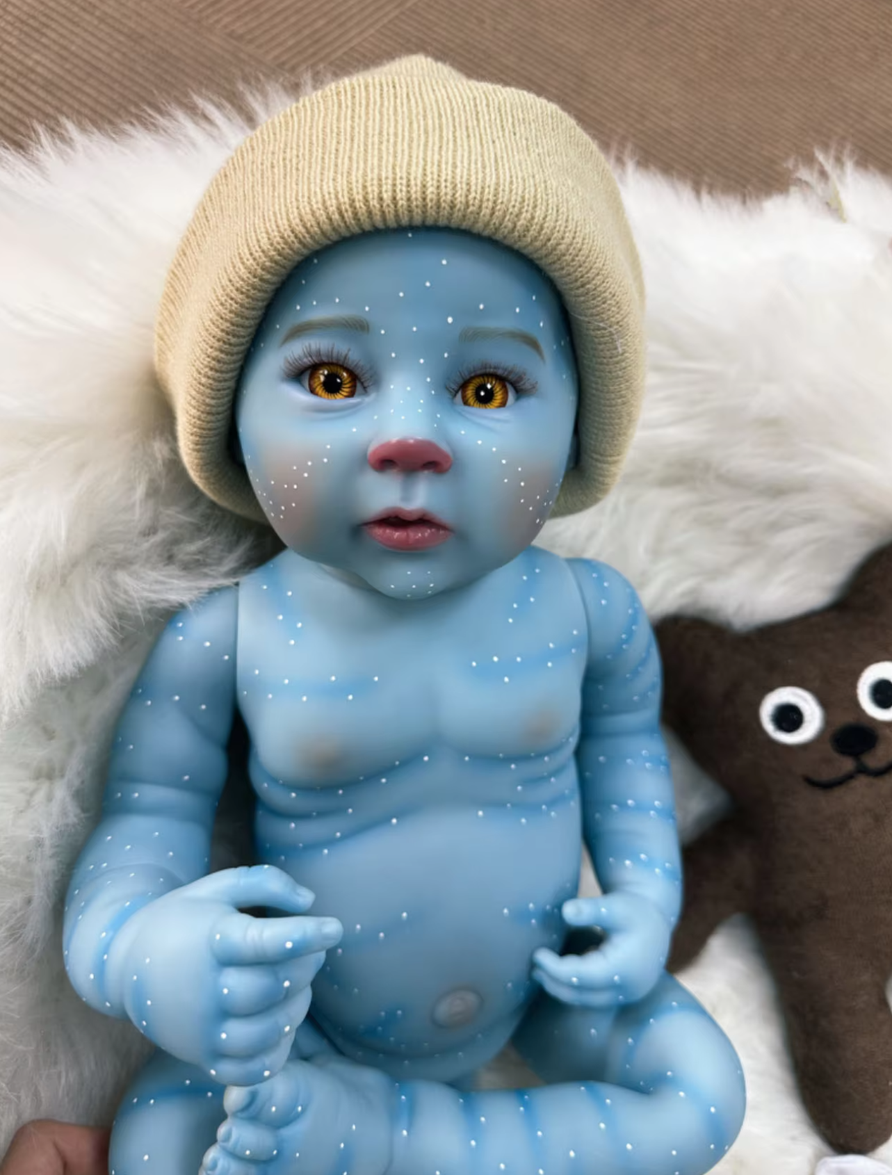 Avatar Inspired Glow in the Dark Reborn Doll