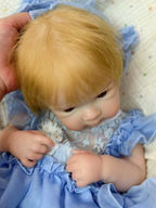 Bettie – 18-Inch (45 cm) Full Silicone Reborn Baby Girl Doll with Open Mouth – photo 3