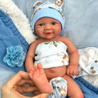Charlie – 17" Full Body Silicone Preemie Reborn Baby Doll – photo 2