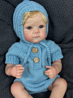 Darcy Vinyl Reborn Baby Doll with Enchanting Blue Eyes