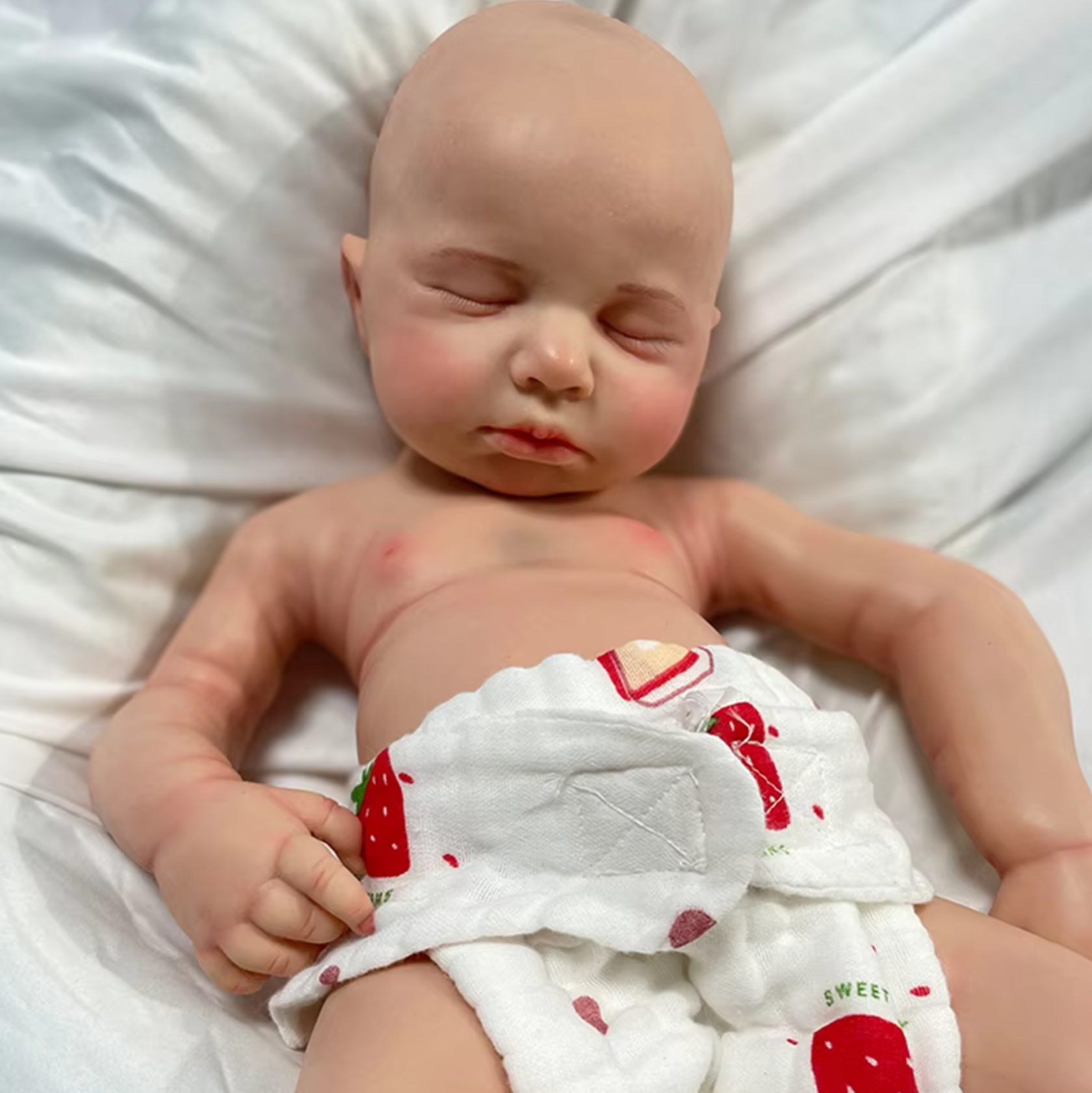 Ella Full Body Silicone Reborn Doll with Hand-Painted Details
