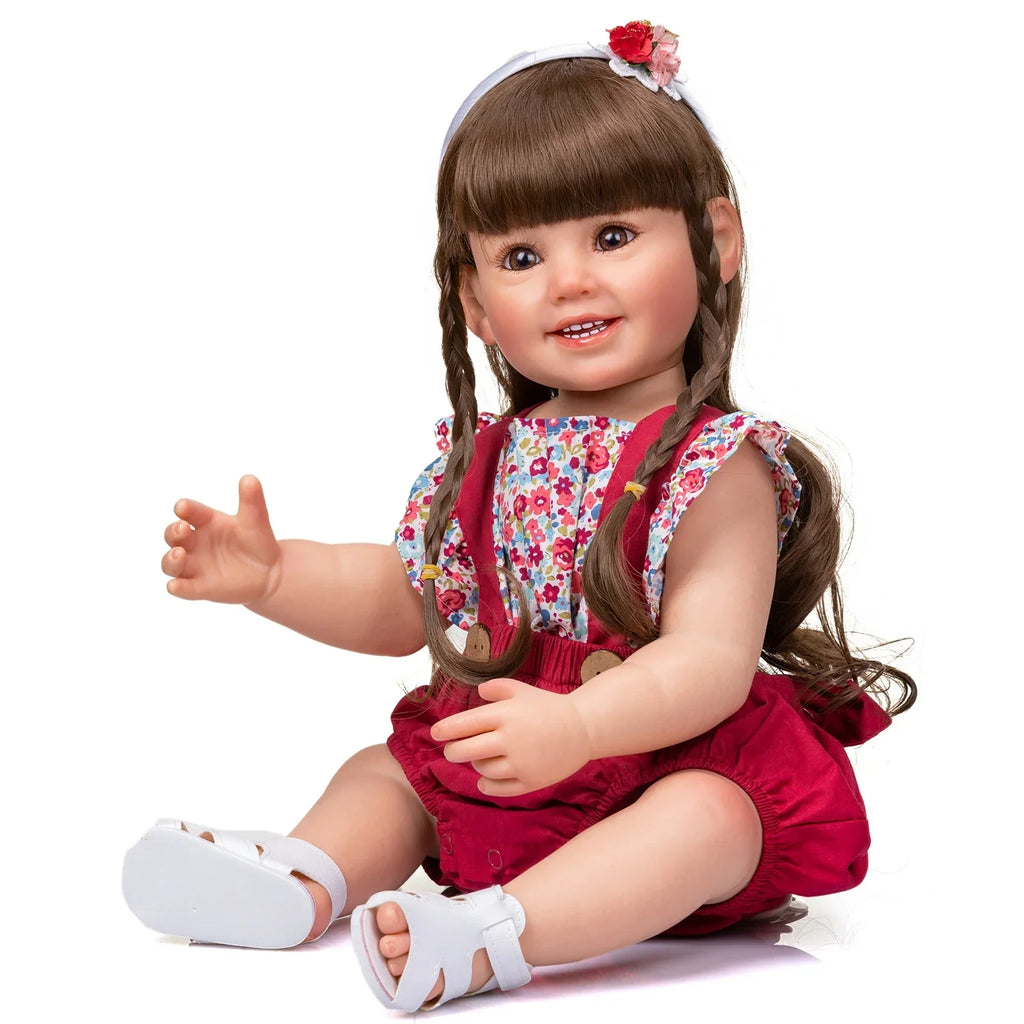 "Cammi" Silicone Reborn Baby Girl with a Joyful Smile
