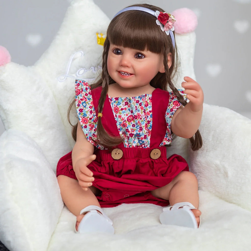 "Cammi" Silicone Reborn Baby Girl with a Joyful Smile