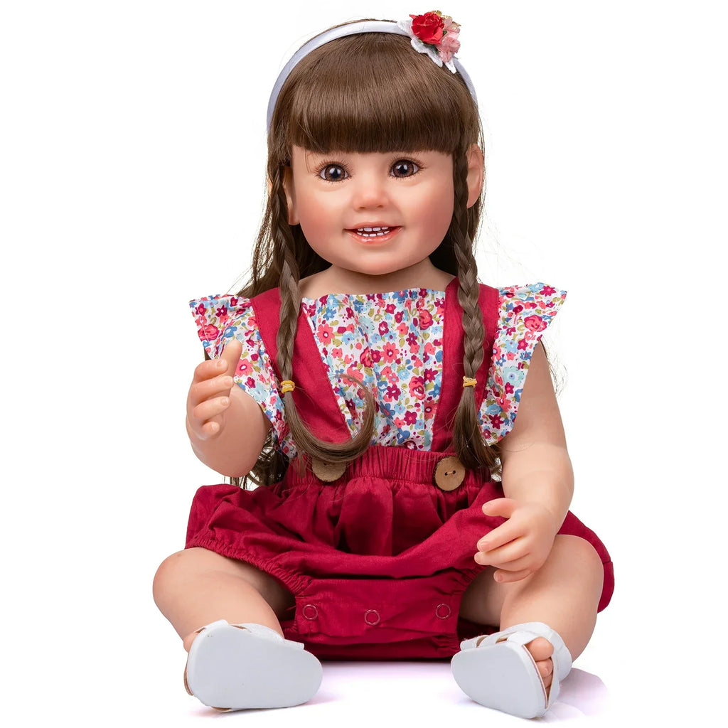"Cammi" Silicone Reborn Baby Girl with a Joyful Smile