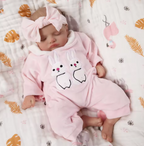 Isabella Sleeping Baby Girl Doll with Hair