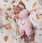 Isabella Sleeping Baby Girl Doll with Hair
