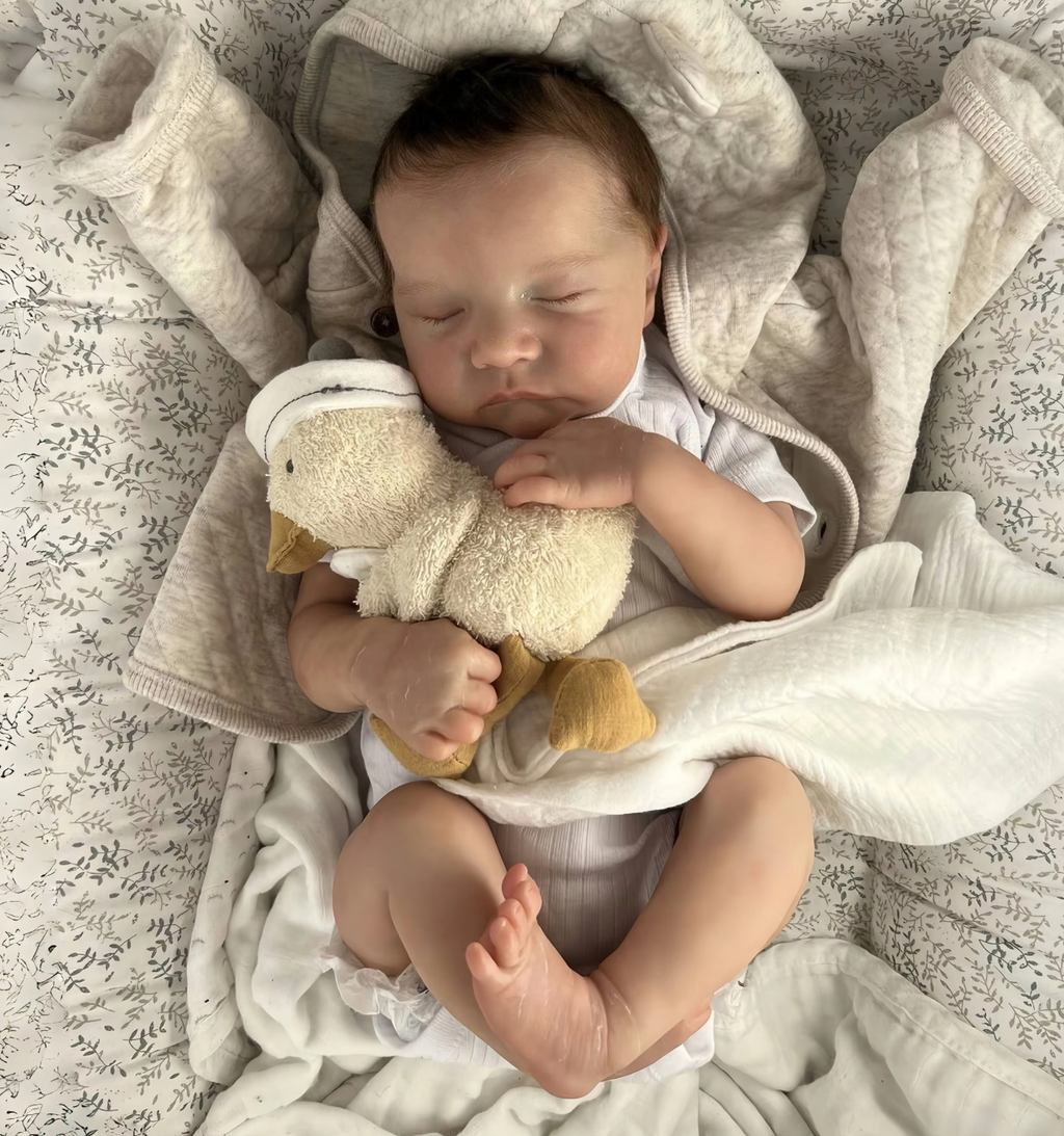 Landen Newborn Silicone Reborn Doll