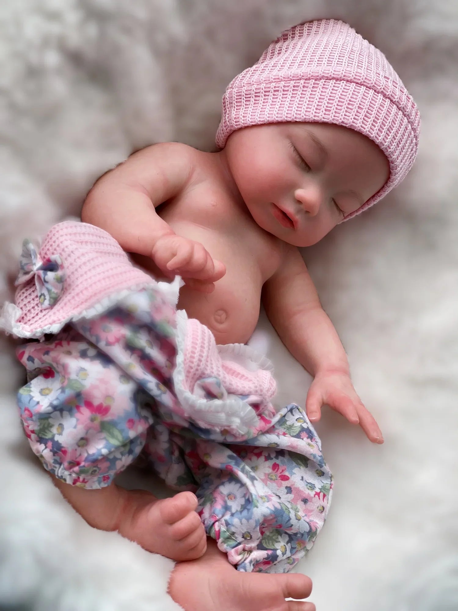Lil Miracle Hyper Realistic Silicone Reborn Girl – Drinks, Pees, and Bathes
