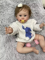 Lilly Realistic Reborn Baby Girl Doll with Blue Eyes
