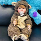Lisa Cuddly Baby Reborn Doll in Hoodie