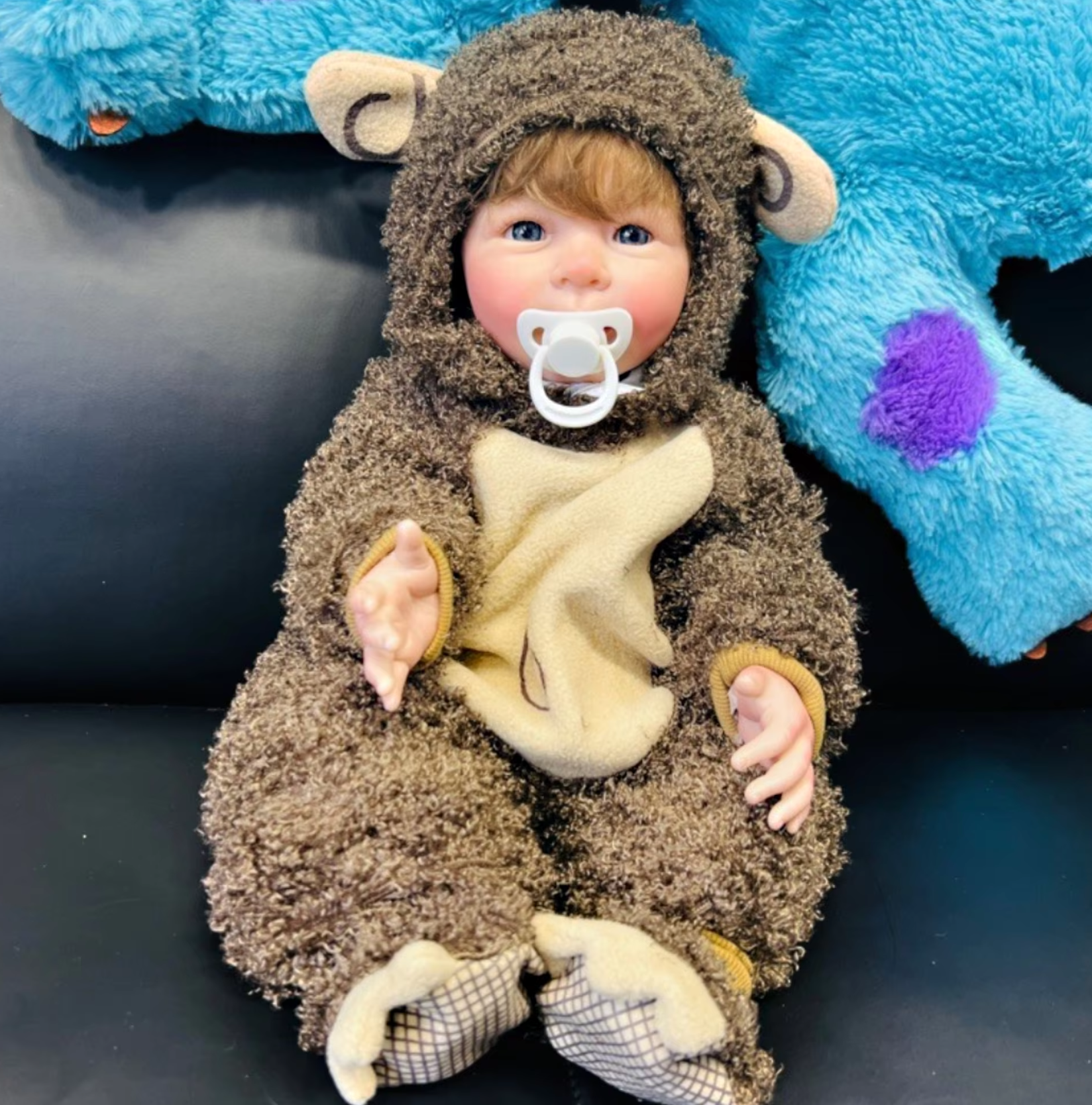 Lisa Cuddly Baby Reborn Doll in Hoodie