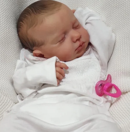 Lifelike Newborn sleeping Baby Doll Loulou