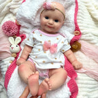 Maddie 20-Inch Full Silicone Baby Doll – Realistic Reborn Baby Girl with Open Eyes – photo 5