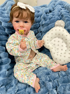 Maya  Full Vinyl Reborn Baby Girl Doll