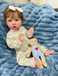 Maya  Full Vinyl Reborn Baby Girl Doll
