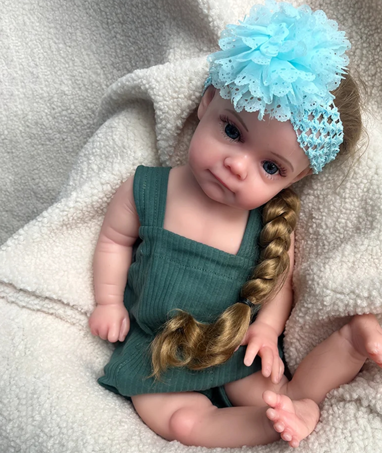 Mia The Floppy Full Body Silicone Baby as Hyper realistic Reborn Doll