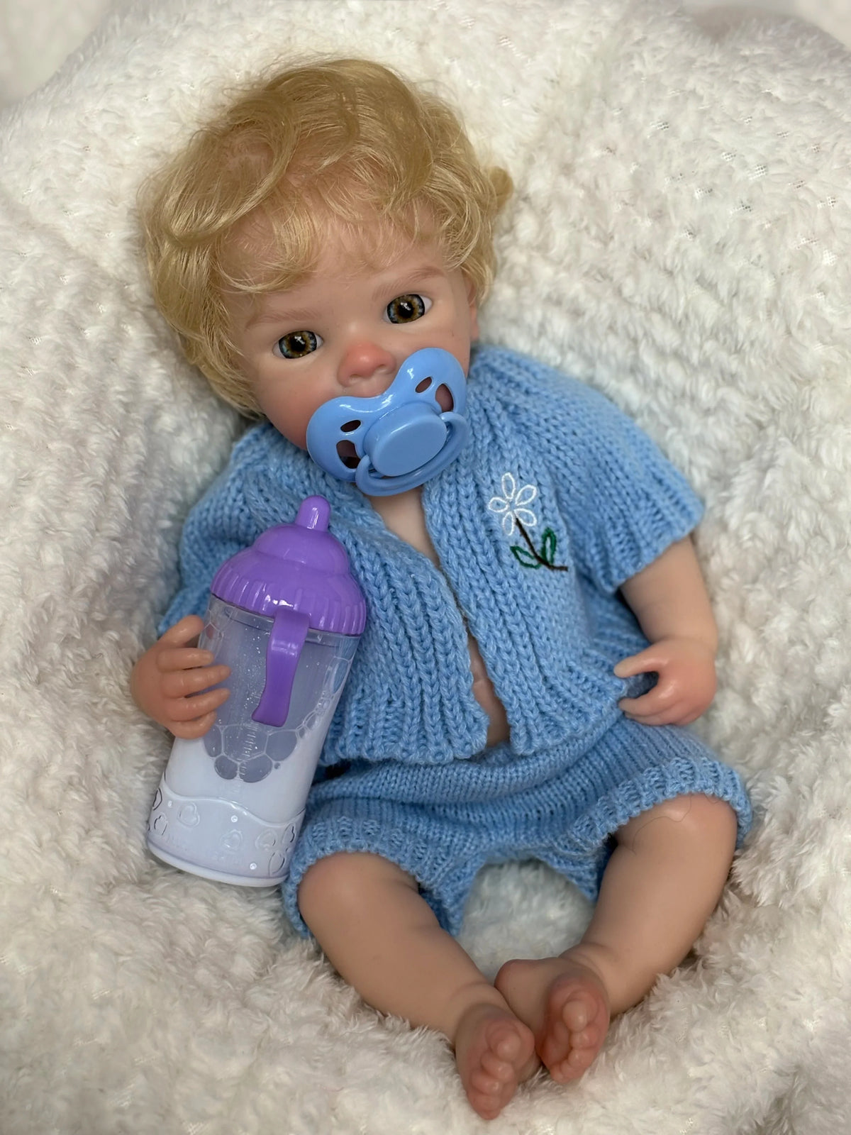 Millie – 13-Inch Full Body Silicone Reborn Baby Doll with Open Mouth – photo 3