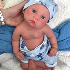 Milo – 40 cm Full Body Silicone Preemie Reborn Baby Boy – photo 3