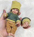 Mini Palm-Sized Newborn Baby Doll - Adorable 6-Inch Silicone Treasure