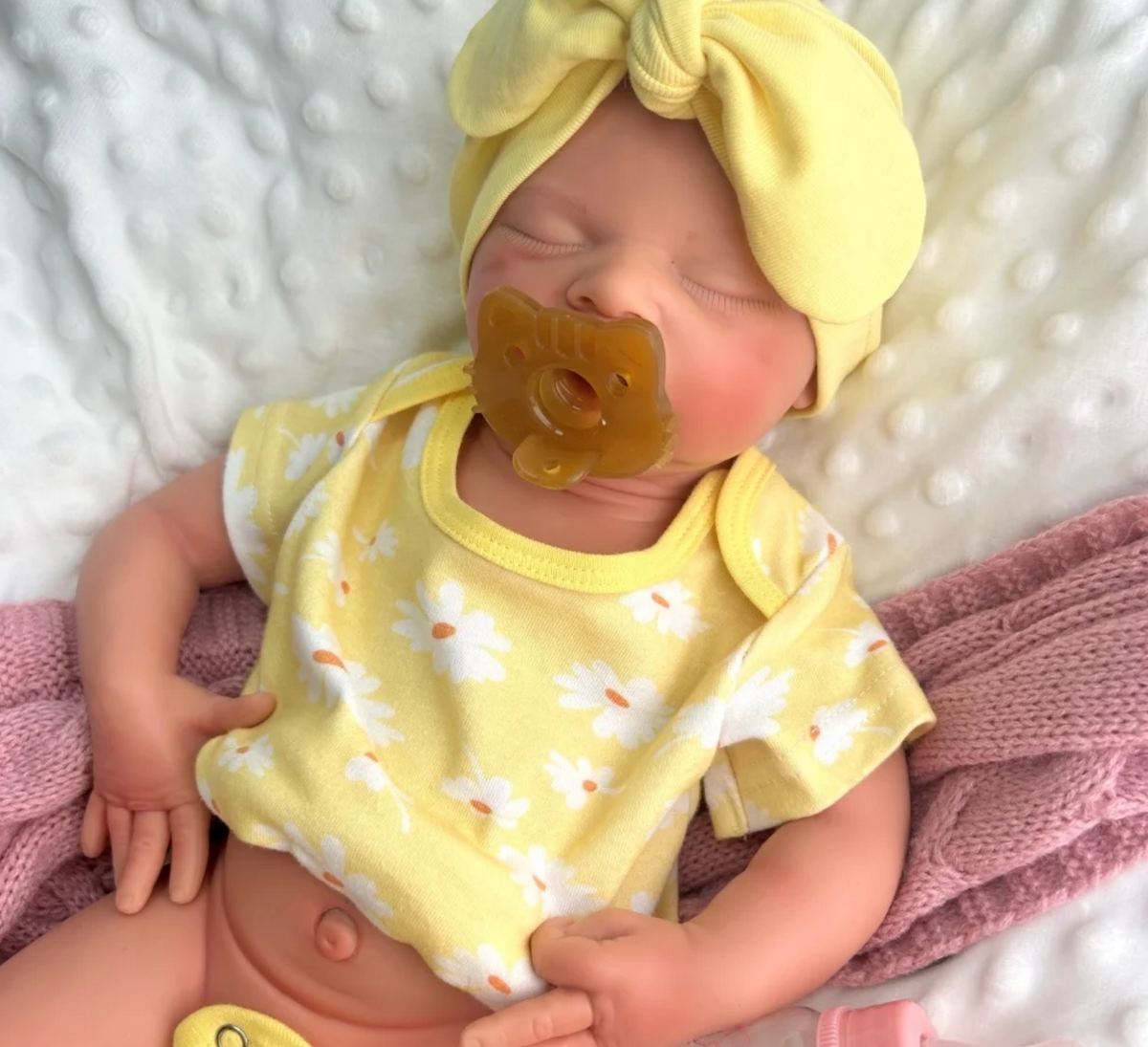 Nora – 20" Full Body Silicone Sleeping Reborn Baby Girl Doll – photo 4