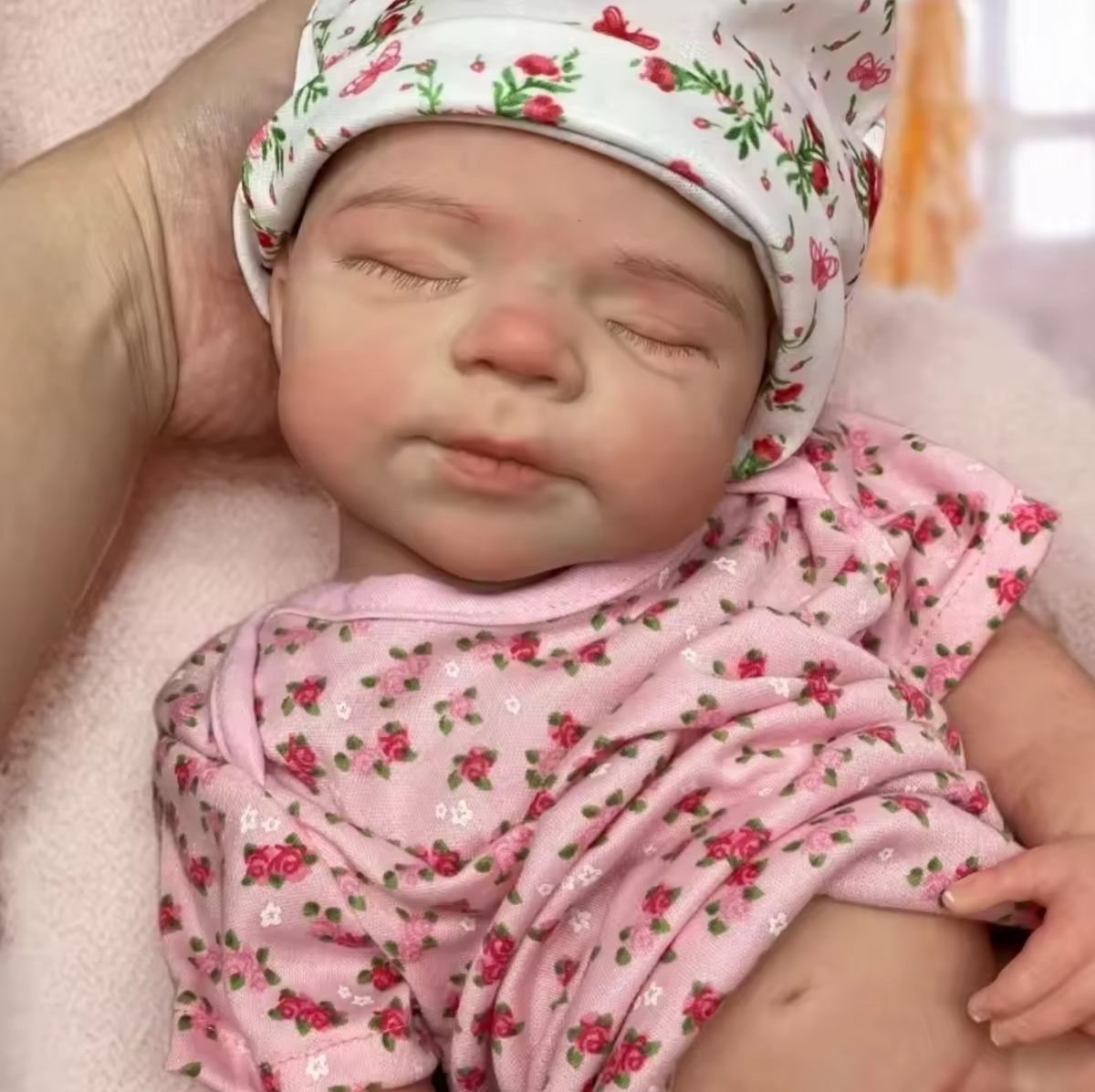 Pascale – Full Body Silicone Sleeping Reborn Baby Girl with Open Mouth