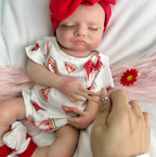 Rosalie – 18" Sleeping Full Body Silicone Reborn Baby Girl Doll – photo 2