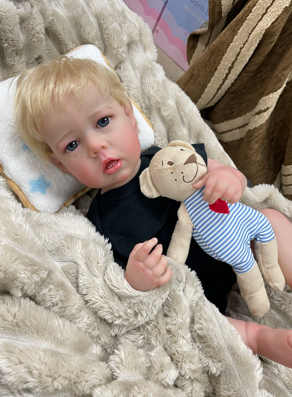 Rowan Realistic Reborn Baby Doll with Blonde Hair