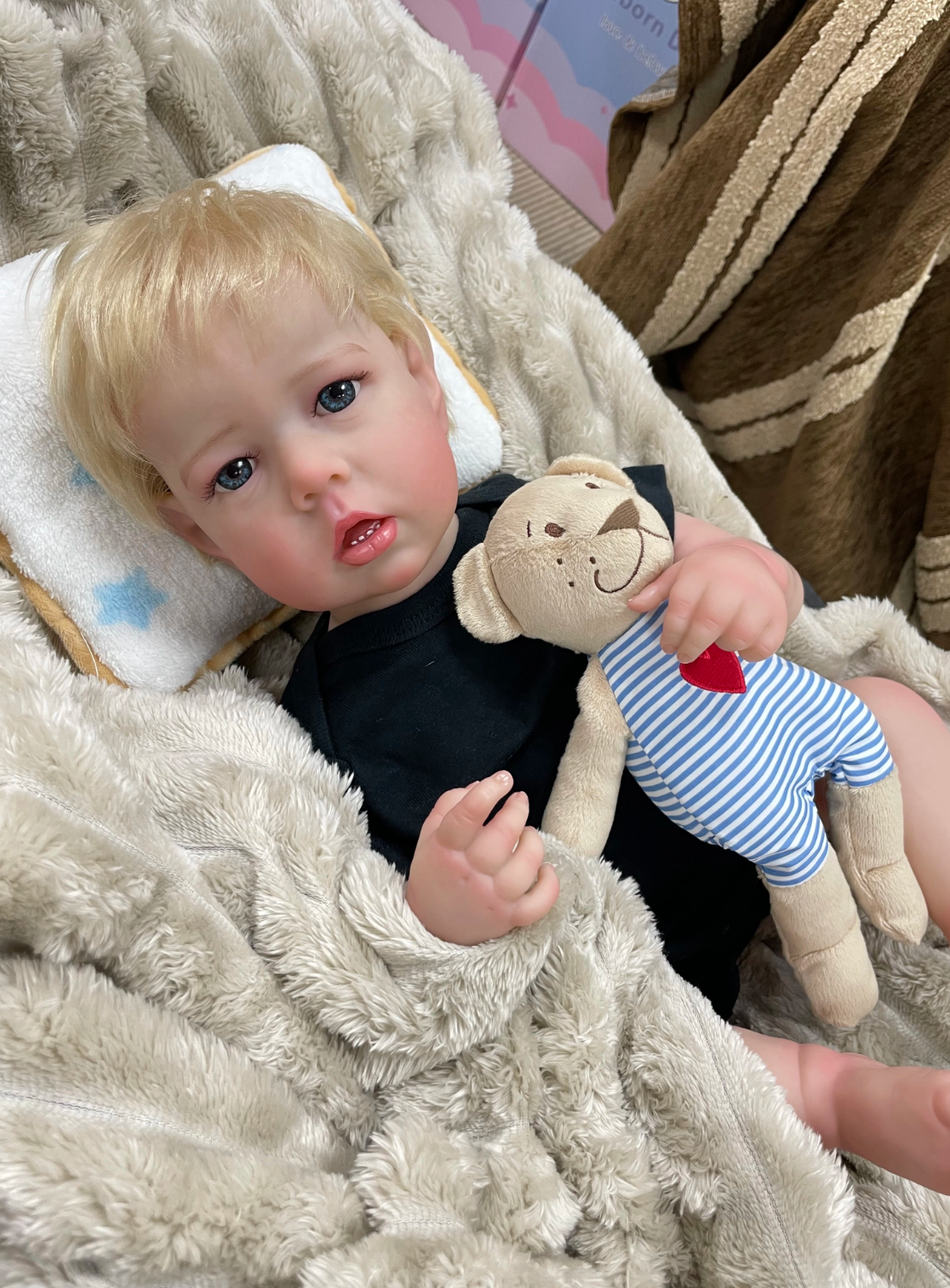Rowan Realistic Reborn Baby Doll with Blonde Hair