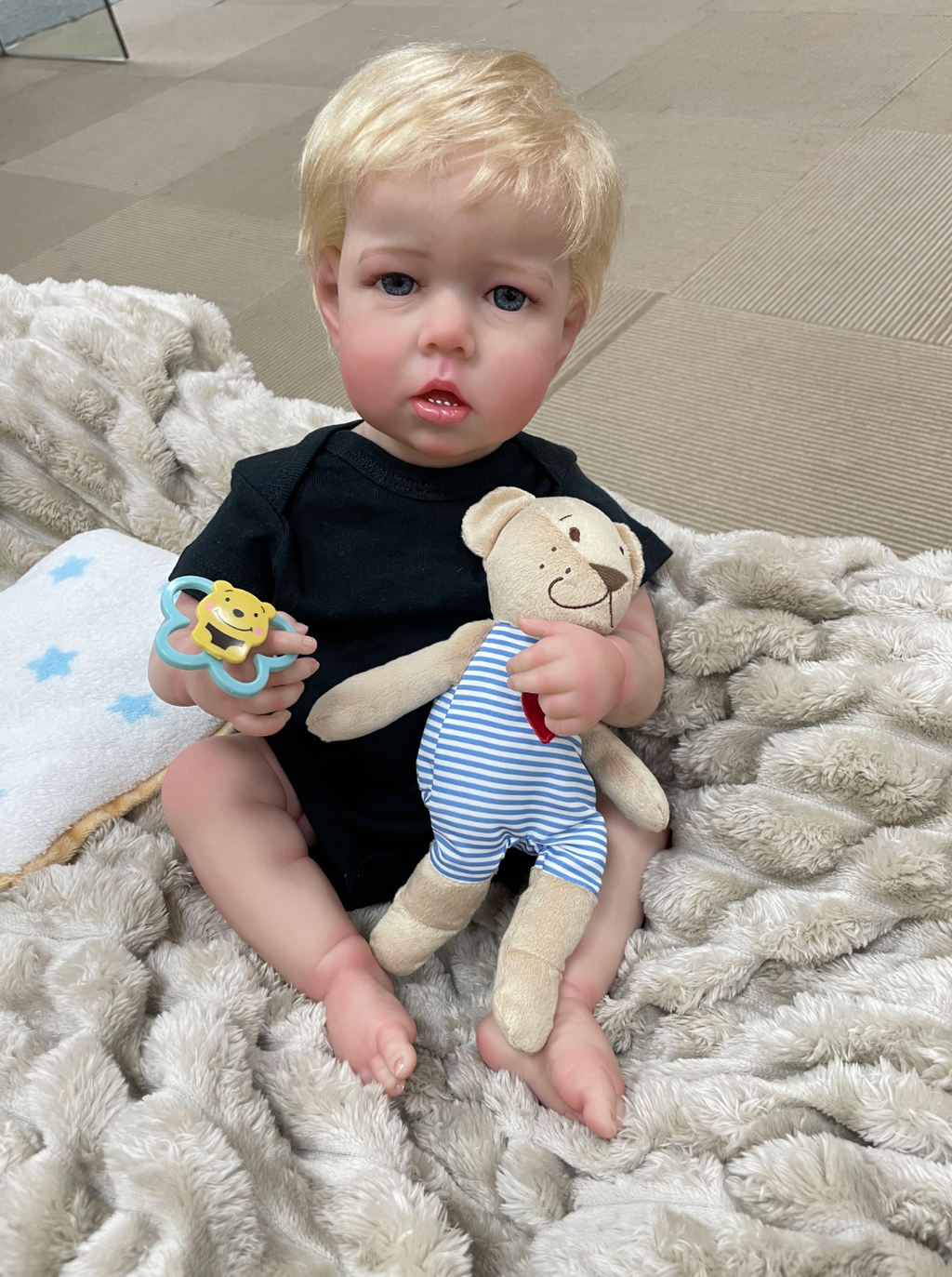 Rowan Realistic Reborn Baby Doll with Blonde Hair