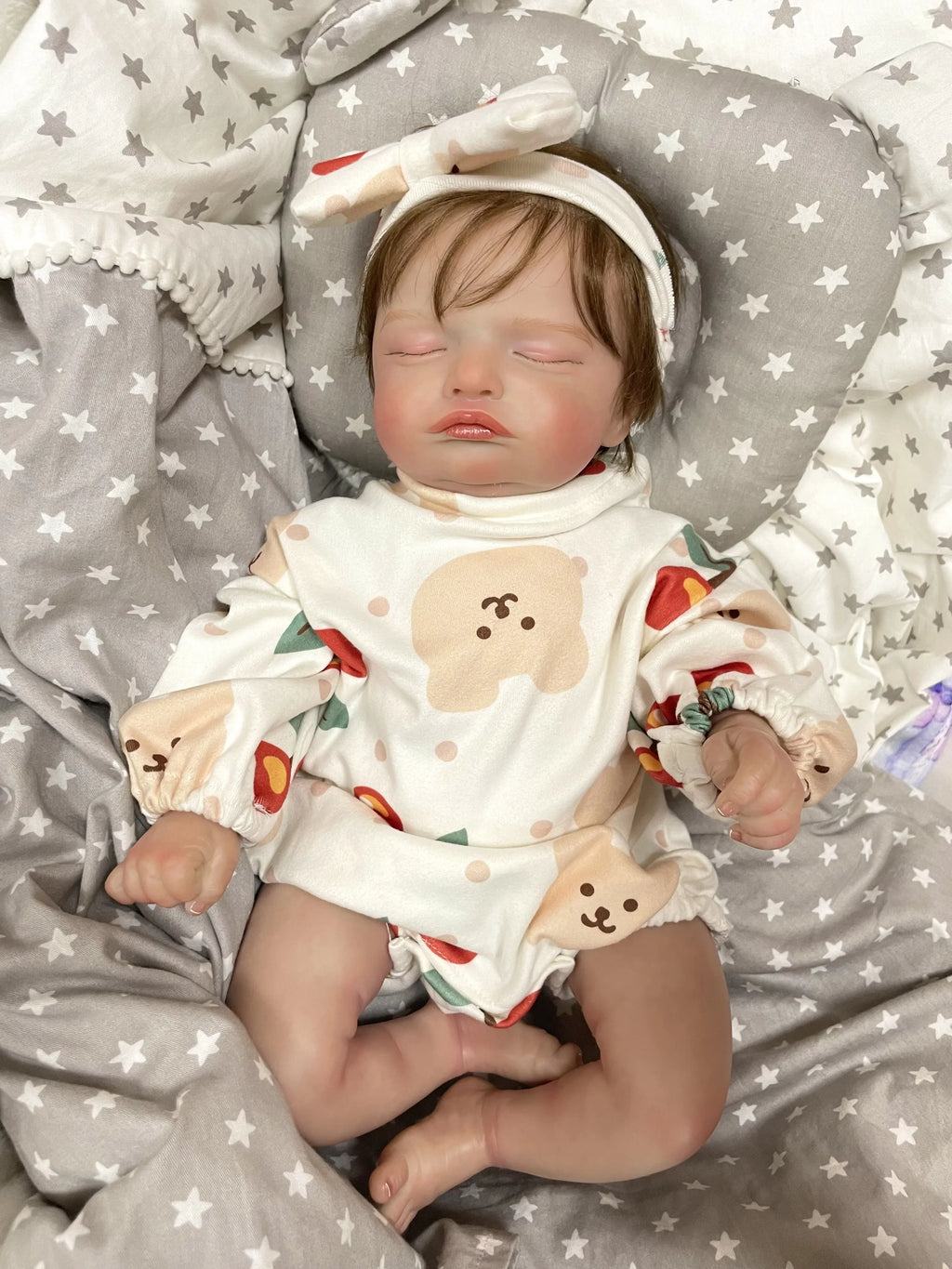 Gabriele bambola reborn con corpo intero in silicone