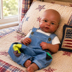 Amari 18-Inch African American Full Silicone Baby Doll Boy – photo 4