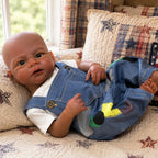 Amari 18-Inch African American Full Silicone Baby Doll Boy – photo 2