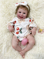 Allegra bambola reborn sorridente in silicone