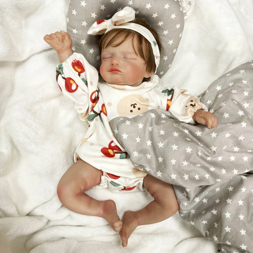 Gabriele bambola reborn con corpo intero in silicone