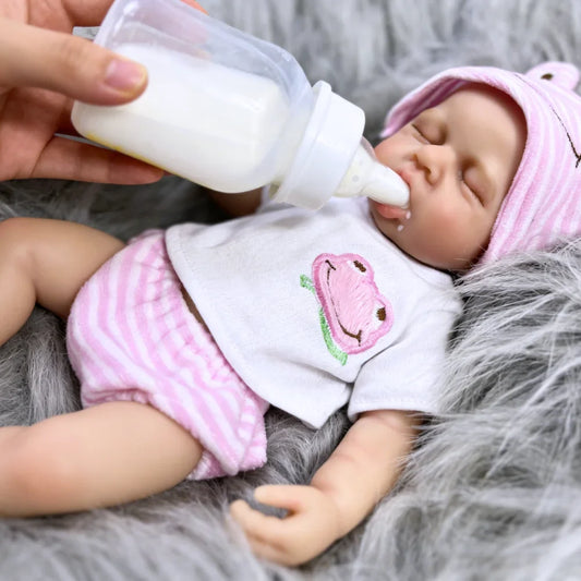 Hayden Solid Silicone Reborn Doll with Dummy