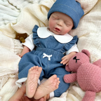 Elodie 18-Inch Full Silicone Baby Doll – Realistic Sleeping Reborn Baby Girl – photo 4