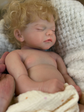 Sam – 18-Inch (45 cm) Full Silicone Reborn Baby Doll with open Mouth Feature