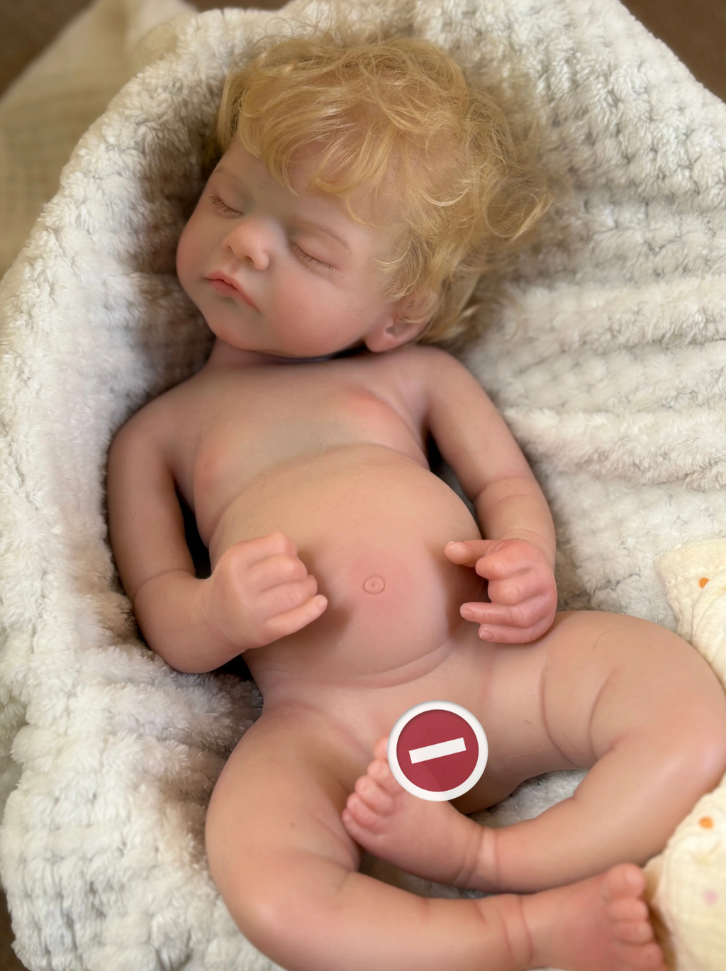 Sam – 18-Inch (45 cm) Full Silicone Reborn Baby Doll with open Mouth Feature – photo 4