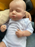 Lifelike Newborn sleeping Baby Doll Loulou