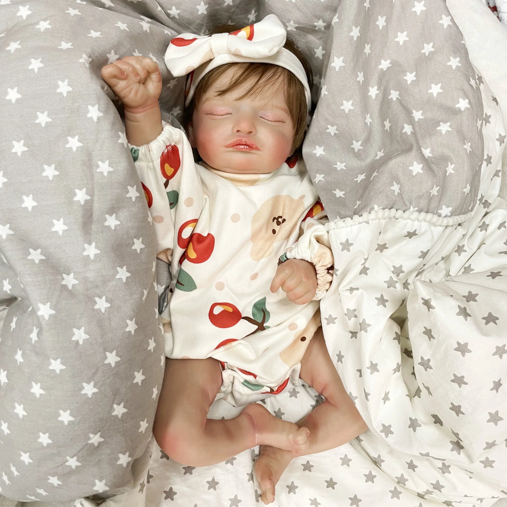 Gabriele bambola reborn con corpo intero in silicone